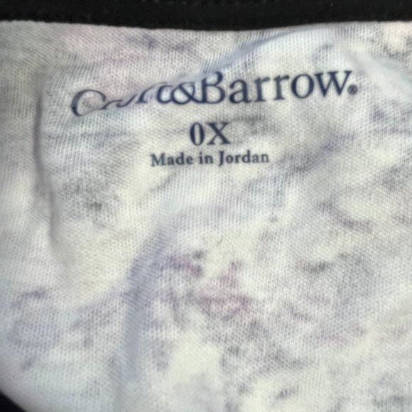 CROFT & BARROW LONG SLEEVE FLOWERED CREW NECK TEE NWOT SIZE 0X - Picture 5 of 5